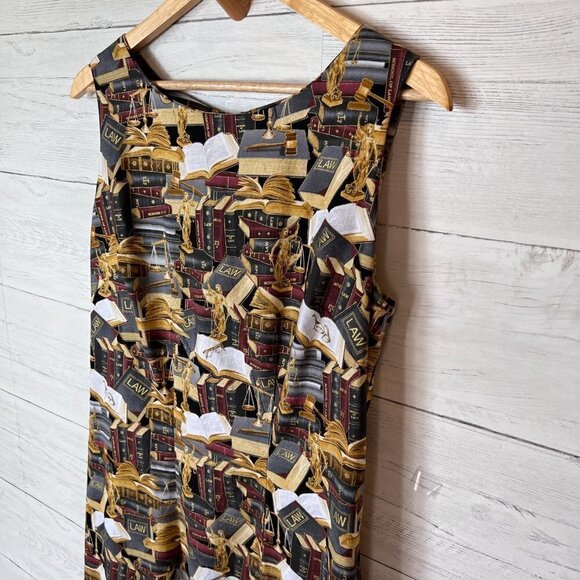 Dress Womens Size 14-16 Homemade Law & Justice Novelty Sheath True Crime - Picture 4 of 12